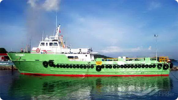 pan marine 1 (Offshore Tug/Supply Ship) - IMO 8985440, MMSI 525115005, Call Sign YD 4366 under the flag of Indonesia