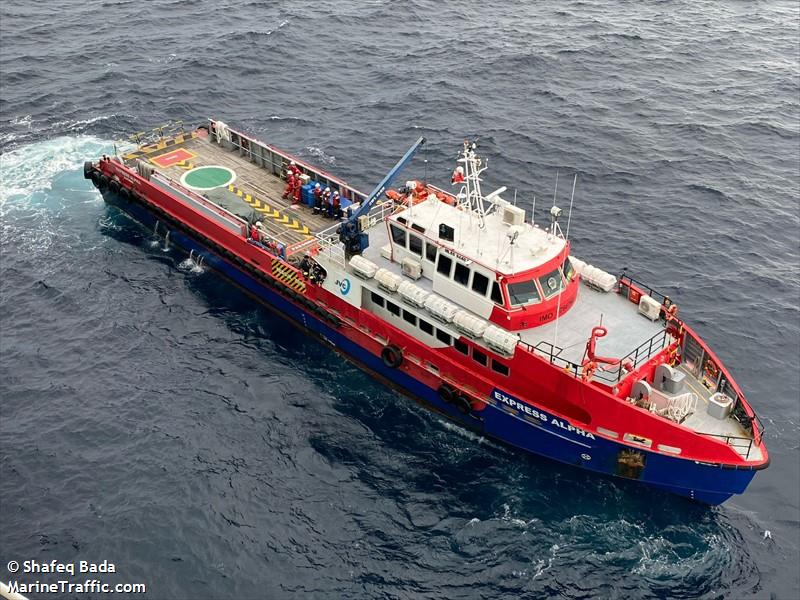 express alpha (Offshore Tug/Supply Ship) - IMO 9766762, MMSI 533170609, Call Sign 9WTW7 under the flag of Malaysia