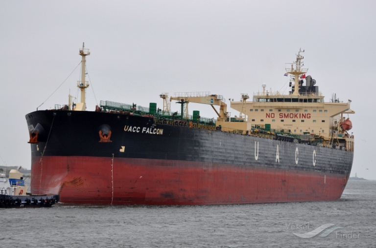uacc falcon (Crude Oil Tanker) - IMO 9550682, MMSI 538004170, Call Sign V7VO3 under the flag of Marshall Islands