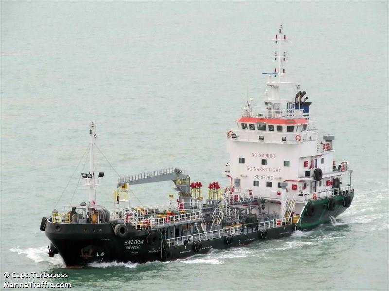 enliven (Oil Products Tanker) - IMO 9671876, MMSI 563097000, Call Sign 9V5750 under the flag of Singapore