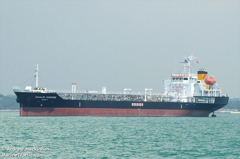 oxalis jasmine (Oil Products Tanker) - IMO 9310824, MMSI 563623000, Call Sign S6AP9 under the flag of Singapore