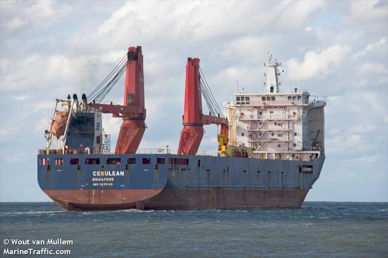 cerulean (General Cargo Ship) - IMO 9655169, MMSI 566819000, Call Sign 9V9934 under the flag of Singapore
