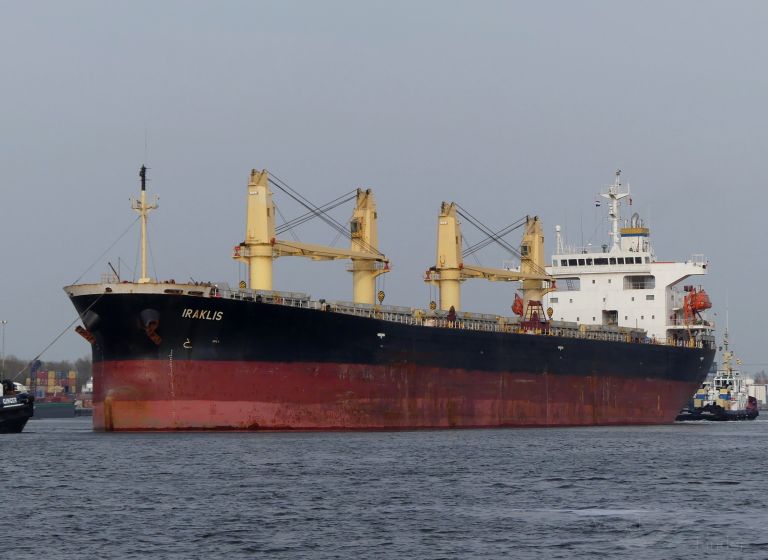 iraklis (Bulk Carrier) - IMO 9233430, MMSI 636016421, Call Sign D5GC7 under the flag of Liberia