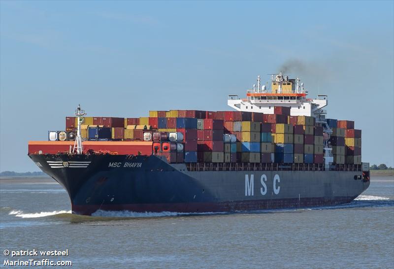 msc bhavya (Container Ship) - IMO 9297876, MMSI 636016423, Call Sign D5GC9 under the flag of Liberia