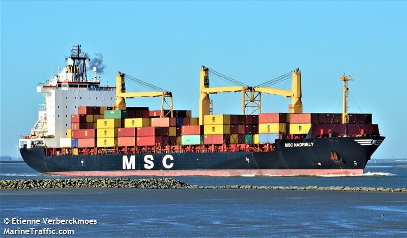 msc nadriely (Container Ship) - IMO 9149328, MMSI 636016805, Call Sign D5HX2 under the flag of Liberia