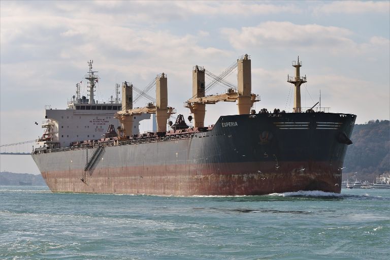 esperia (Bulk Carrier) - IMO 9466893, MMSI 636019238, Call Sign D5TO7 under the flag of Liberia