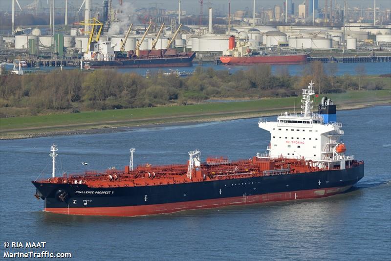 challenge prospect 2 (Chemical/Oil Products Tanker) - IMO 9788605, MMSI 636019534, Call Sign D5UY2 under the flag of Liberia