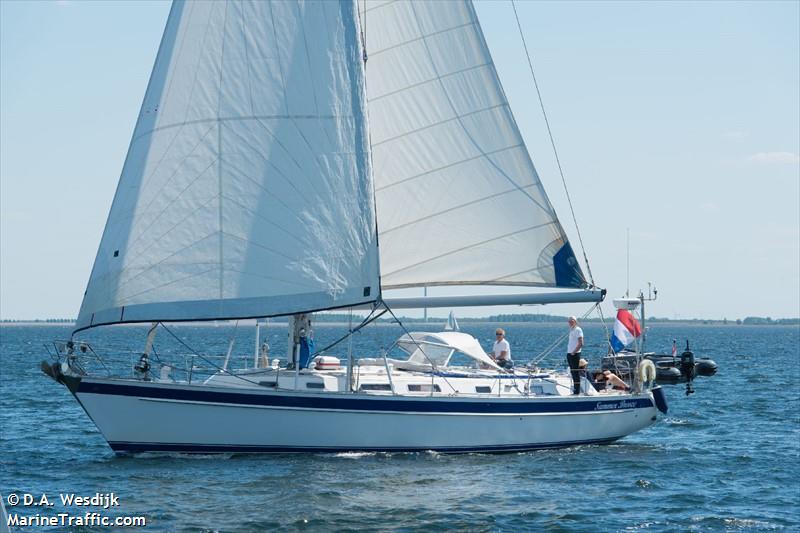 summerbreeze (Sailing vessel) - IMO , MMSI 244270972, Call Sign PI7424 under the flag of Netherlands