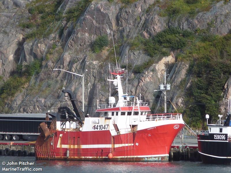 caspian k (Fishing Vessel) - IMO 9162772, MMSI 316046342 under the flag of Canada