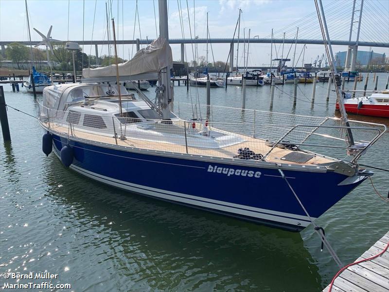 blaupause (Sailing vessel) - IMO , MMSI 211188740, Call Sign DA3178 under the flag of Germany