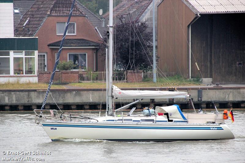 vela (Sailing vessel) - IMO , MMSI 211218670, Call Sign DJ5653 under the flag of Germany