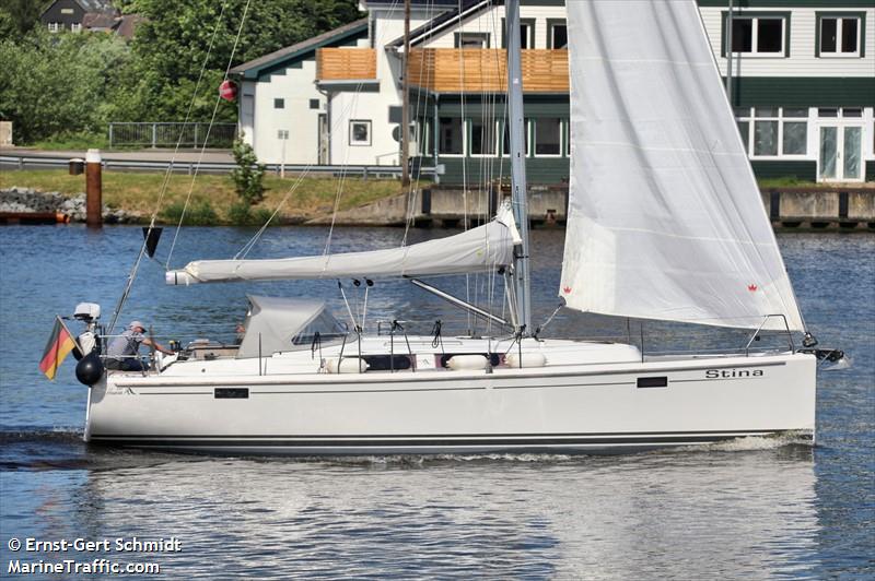 stina (Sailing vessel) - IMO , MMSI 211602200, Call Sign DG7649 under the flag of Germany