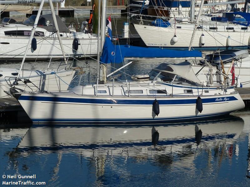 baltic flyer (Sailing vessel) - IMO , MMSI 235005107, Call Sign VSWV4 under the flag of United Kingdom (UK)