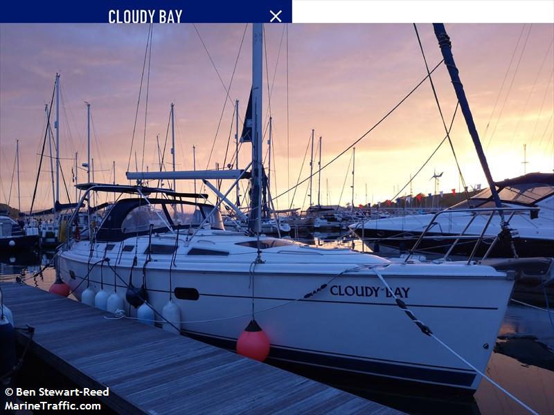 cloudy bay (Sailing vessel) - IMO , MMSI 235009686, Call Sign VQOH7 under the flag of United Kingdom (UK)