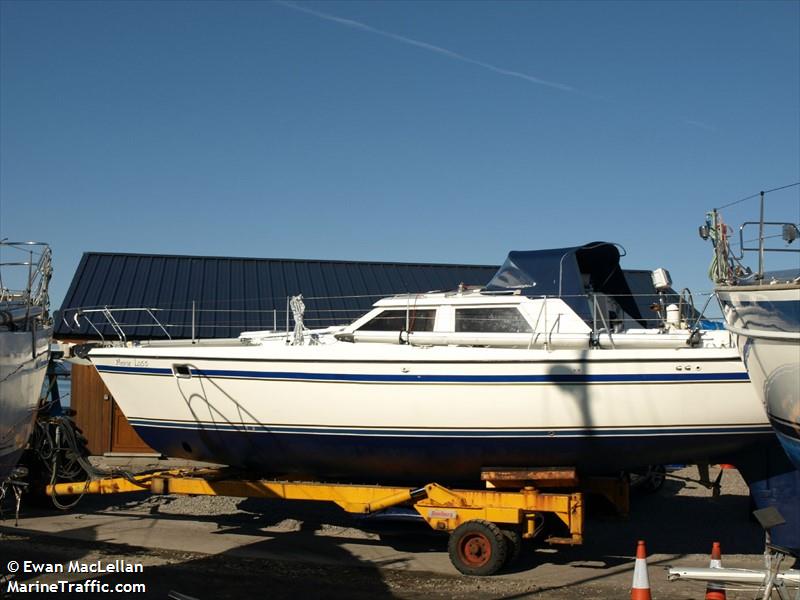 morar lass (Sailing vessel) - IMO , MMSI 235097035, Call Sign MSTD2 under the flag of United Kingdom (UK)