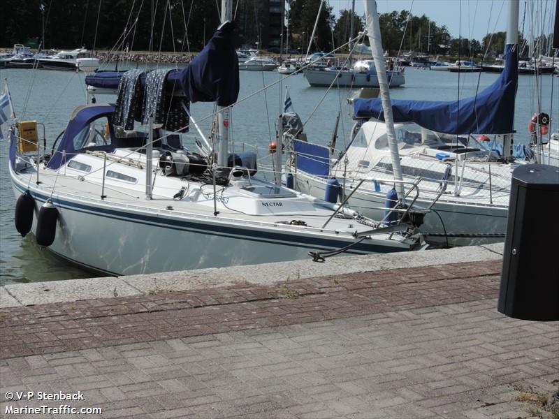 nectar (Sailing vessel) - IMO , MMSI 230029710, Call Sign OJ8965 under the flag of Finland