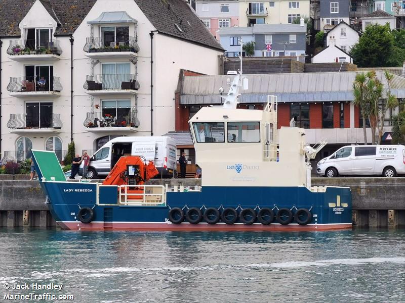 lady rebecca (Fishing vessel) - IMO , MMSI 232020775 under the flag of United Kingdom (UK)