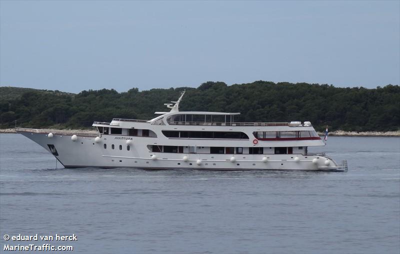 avantura (Passenger ship) - IMO , MMSI 238351640, Call Sign 9A5518 under the flag of Croatia