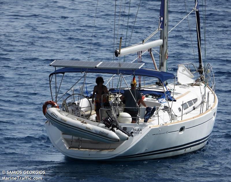 paula (Pleasure craft) - IMO , MMSI 211718200, Call Sign DK8868 under the flag of Germany