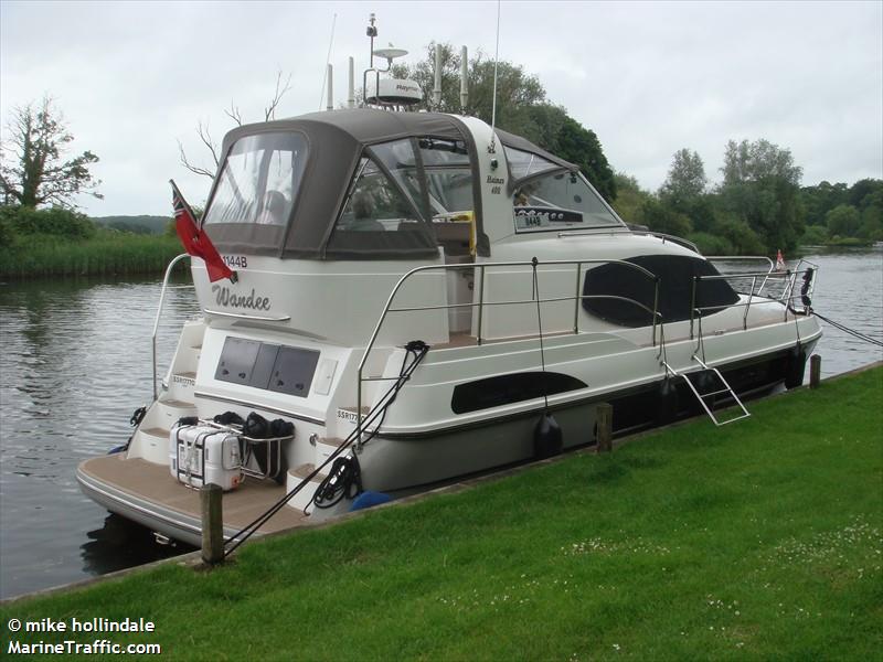 wandee (Pleasure craft) - IMO , MMSI 232030570, Call Sign MIFC2 under the flag of United Kingdom (UK)