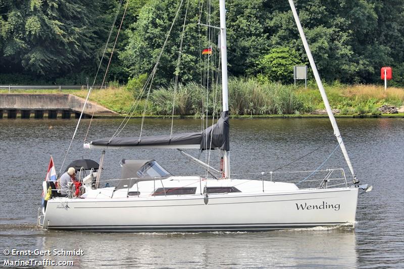 wending (Pleasure craft) - IMO , MMSI 244780425, Call Sign PH6214 under the flag of Netherlands