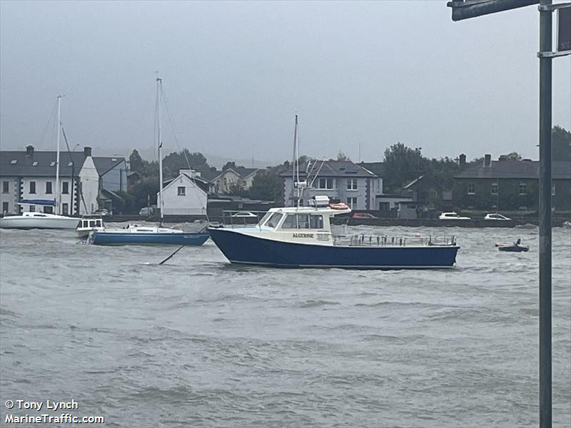 algerine (Pleasure craft) - IMO , MMSI 250000704, Call Sign EI4921 under the flag of Ireland