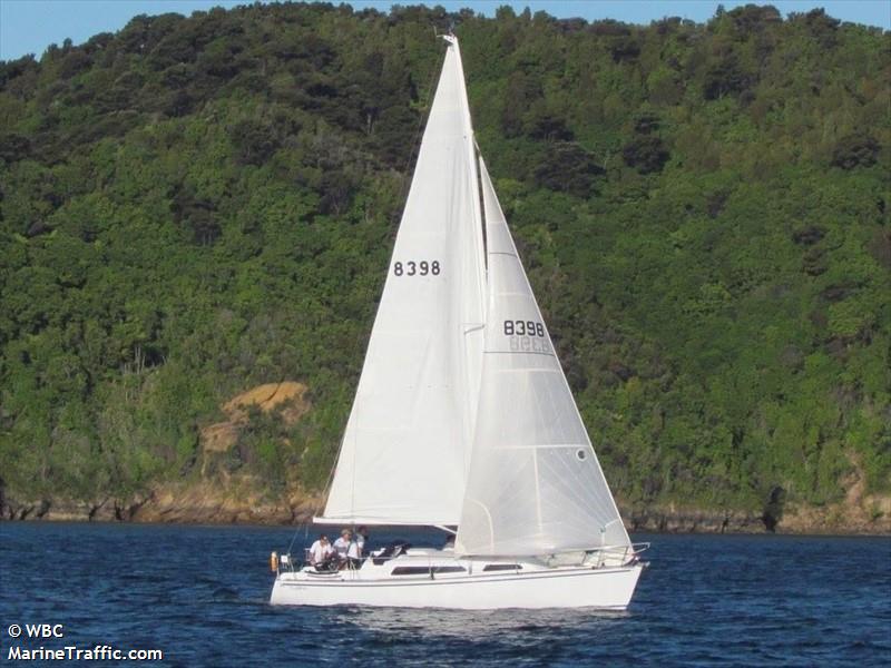 thaddeus (Sailing vessel) - IMO , MMSI 512009879, Call Sign ZMT4825 under the flag of New Zealand