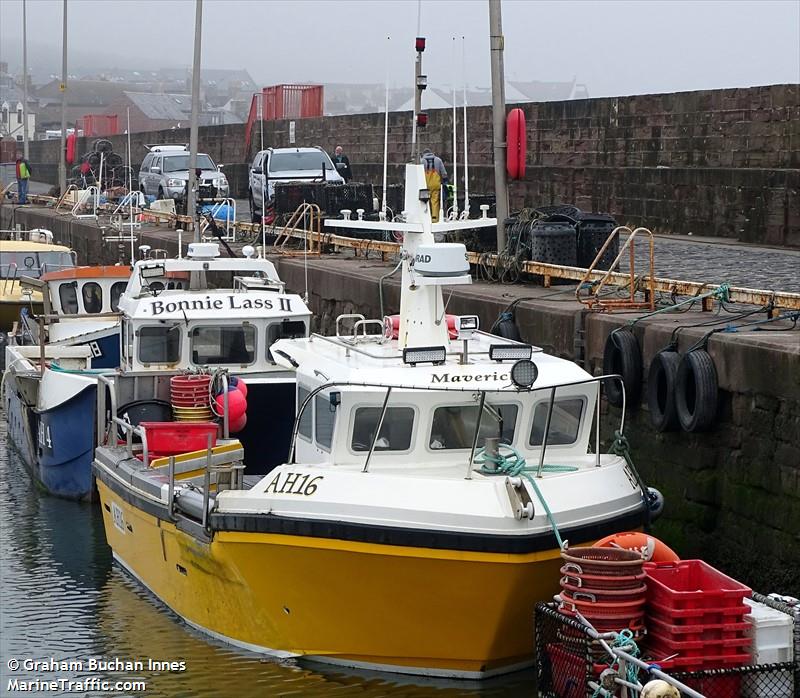 maverick vi (Fishing vessel) - IMO , MMSI 232012931, Call Sign MCIH8 under the flag of United Kingdom (UK)