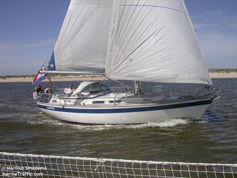 amphitrite (Sailing vessel) - IMO , MMSI 244020002, Call Sign PC 7948 under the flag of Netherlands