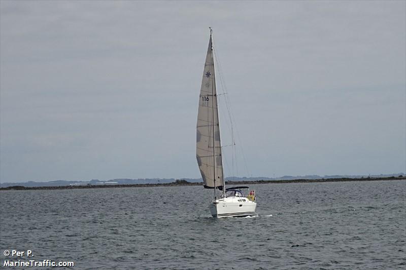 emily (Sailing vessel) - IMO , MMSI 219019384, Call Sign XPE5993 under the flag of Denmark