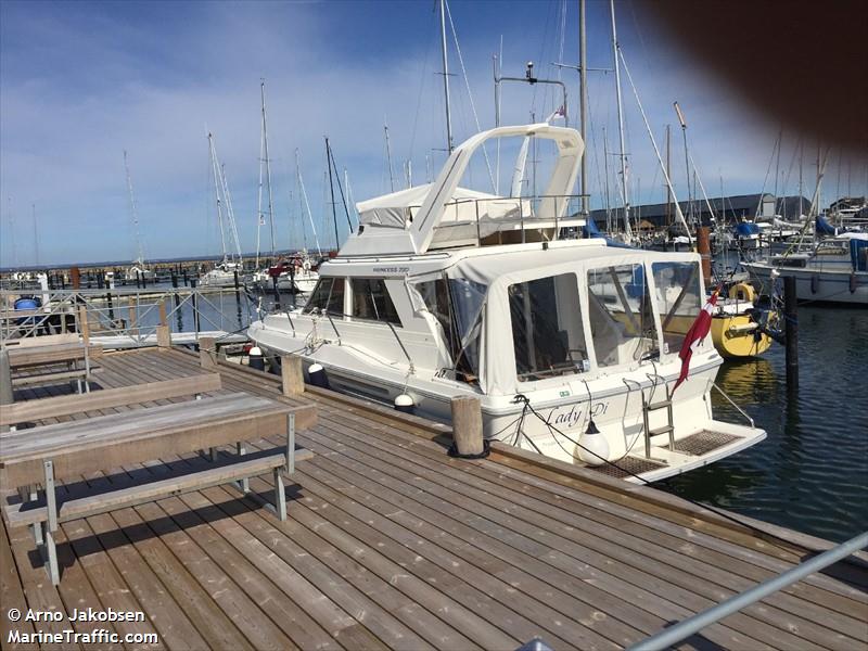 lady di (Pleasure craft) - IMO , MMSI 219026672, Call Sign XPH5367 under the flag of Denmark