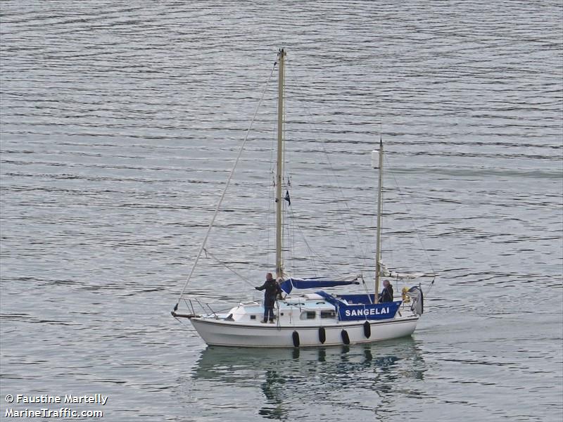 sangelai (Sailing vessel) - IMO , MMSI 235052323, Call Sign MLCB7 under the flag of United Kingdom (UK)