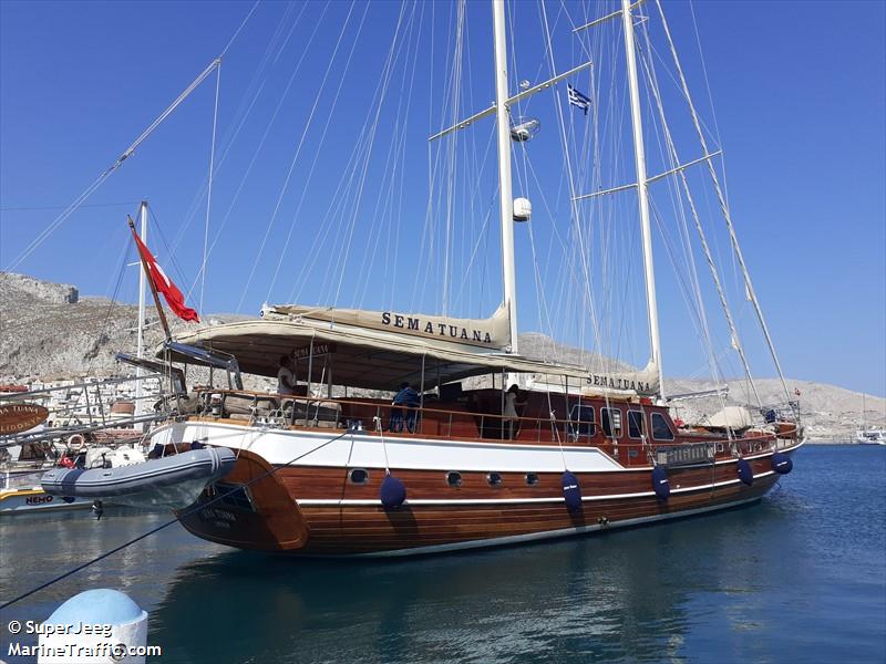 sema tuana (Pleasure craft) - IMO , MMSI 271041370, Call Sign YMA4161 under the flag of Turkey