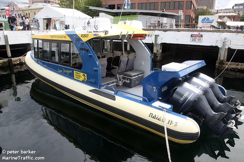 sea dragon (Pleasure craft) - IMO , MMSI 503094920, Call Sign 443341 under the flag of Australia