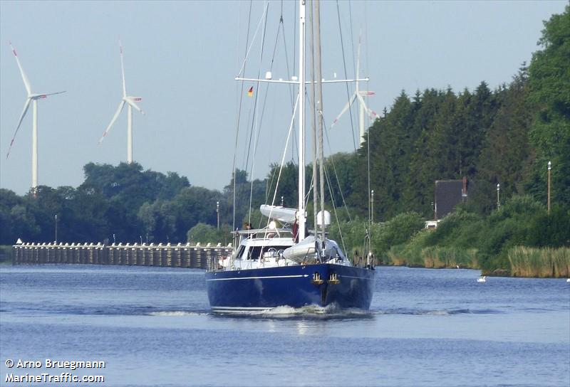 kawil (Sailing vessel) - IMO , MMSI 319218600, Call Sign ZGOU8 under the flag of Cayman Islands