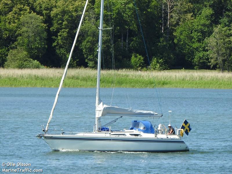 yoldia (Sailing vessel) - IMO , MMSI 265770480, Call Sign SF2418 under the flag of Sweden