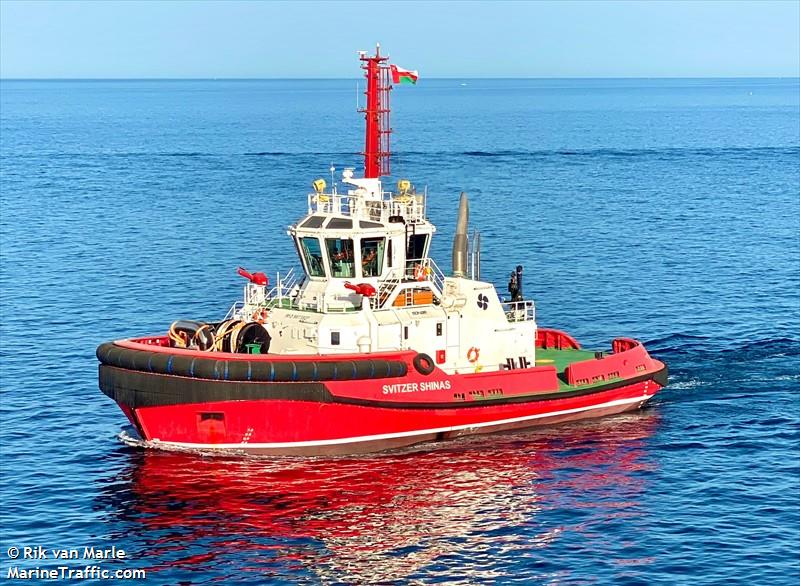 svitzer shinas (Tug) - IMO 9873527, MMSI 461001043, Call Sign A4FB0 under the flag of Oman