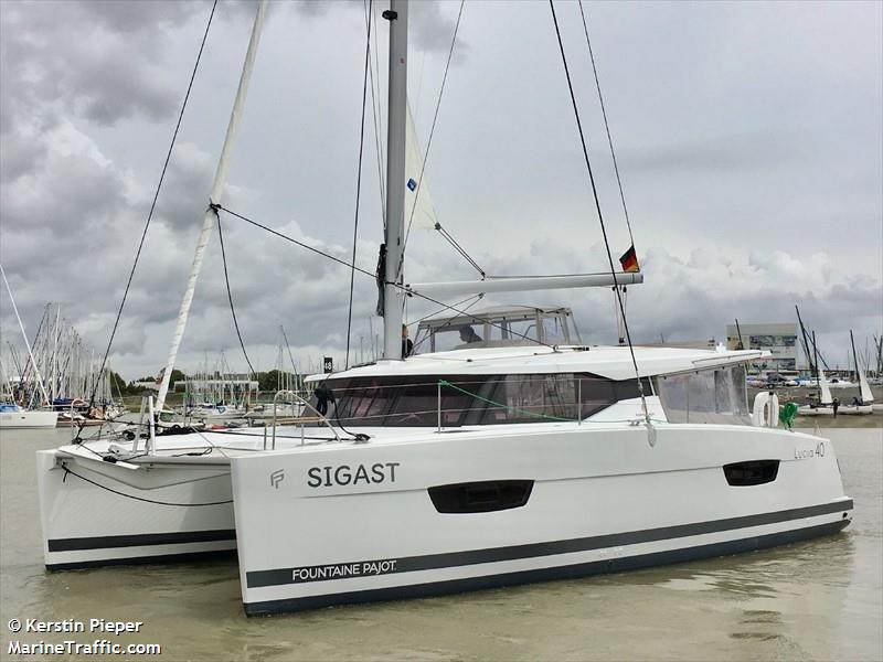 sigast (Sailing vessel) - IMO , MMSI 211814740, Call Sign DJ4144 under the flag of Germany