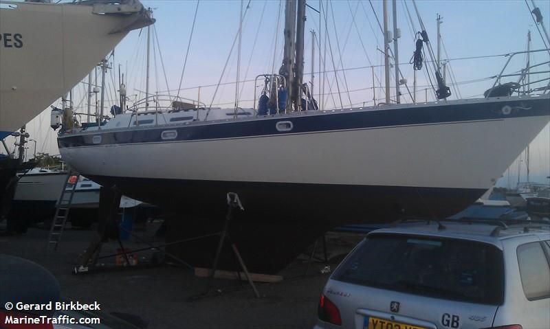 dawn warrior (Sailing vessel) - IMO , MMSI 235001179, Call Sign MHYL9 under the flag of United Kingdom (UK)