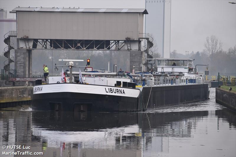 liburna (Tanker) - IMO , MMSI 205554990, Call Sign OT5549 under the flag of Belgium