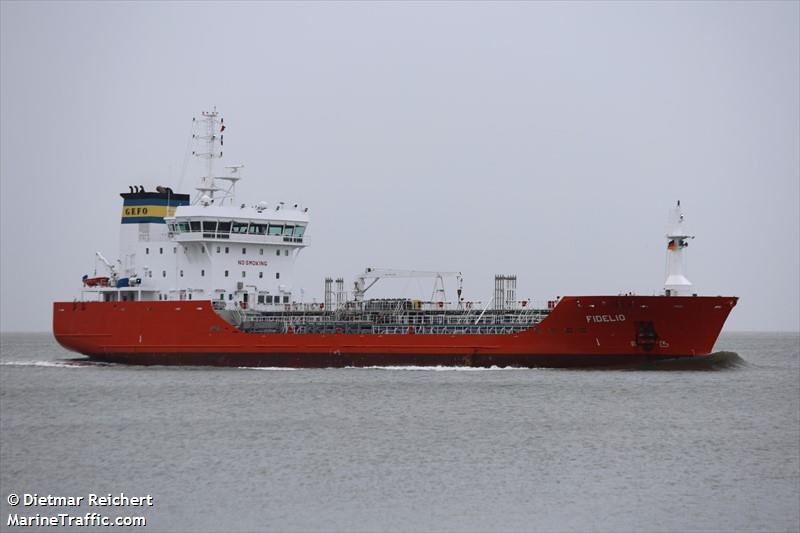 fidelio (Chemical/Oil Products Tanker) - IMO 9684108, MMSI 209216000, Call Sign 5BXN4 under the flag of Cyprus