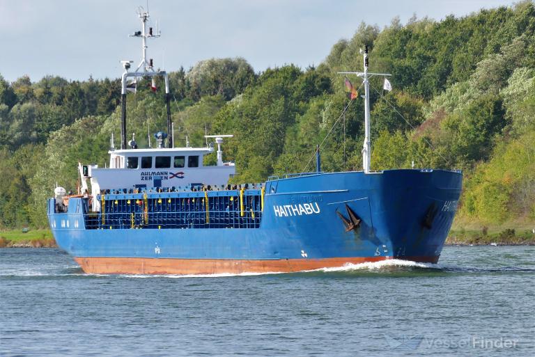 haithabu (General Cargo Ship) - IMO 8222185, MMSI 210061000, Call Sign 5BPJ5 under the flag of Cyprus