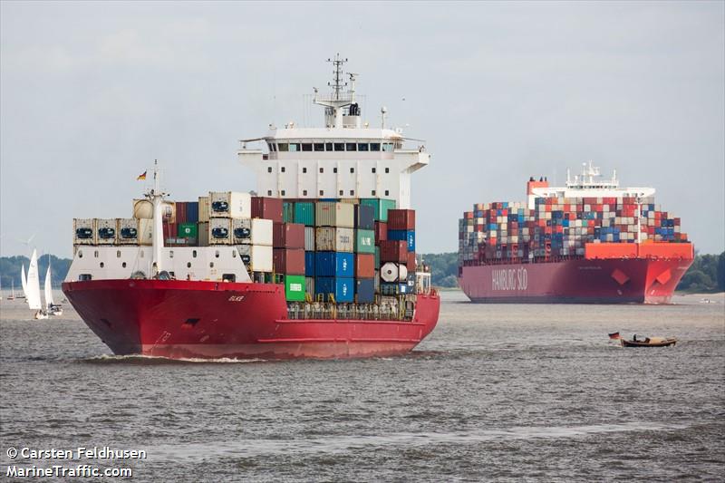 elke (Container Ship) - IMO 9318773, MMSI 210731000, Call Sign 5BWZ4 under the flag of Cyprus