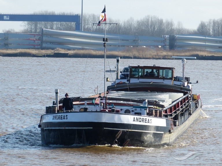 andreas (Cargo ship) - IMO , MMSI 211460840, Call Sign DA3986 under the flag of Germany