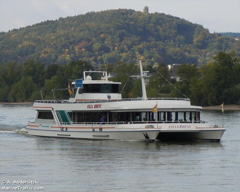 filia rheni (Passenger ship) - IMO , MMSI 211477050, Call Sign DC5155 under the flag of Germany