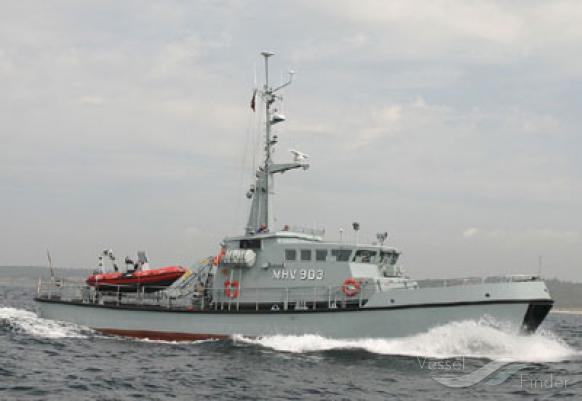 mhv 903 hjortoe (Military ops) - IMO , MMSI 219000167, Call Sign OVLC under the flag of Denmark