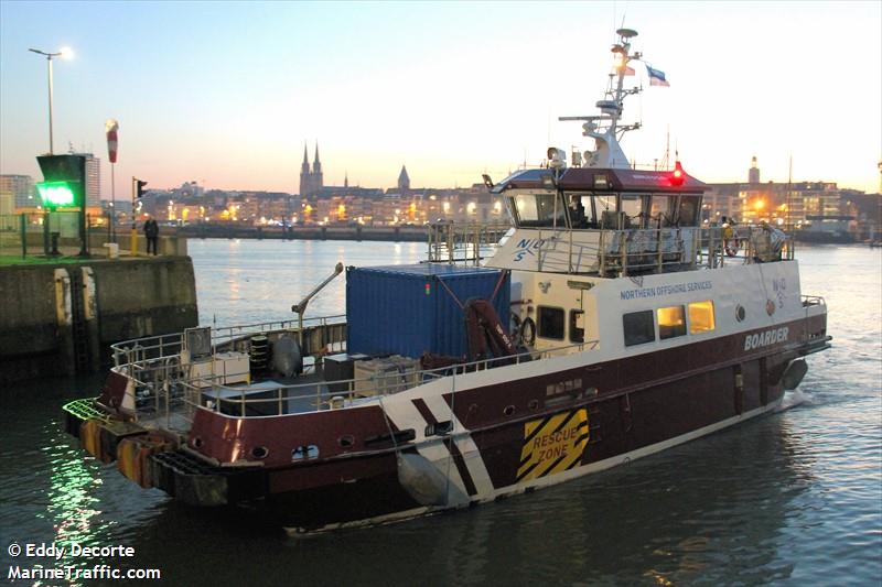 boarder (Crew Boat) - IMO 9646144, MMSI 219016664, Call Sign OZIZ2 under the flag of Denmark