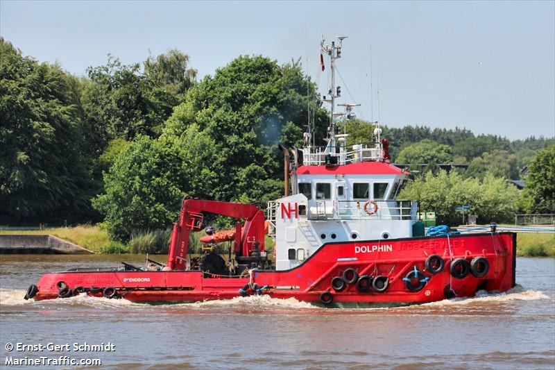 dolphin (Tug) - IMO 9507386, MMSI 219750000, Call Sign OXTQ2 under the flag of Denmark