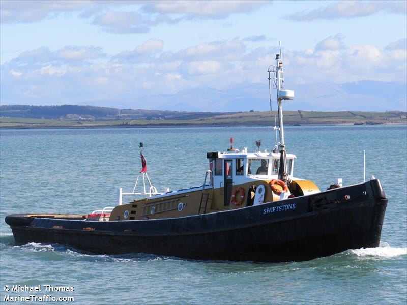 swiftstone (Tug) - IMO , MMSI 235015011, Call Sign MECM under the flag of United Kingdom (UK)