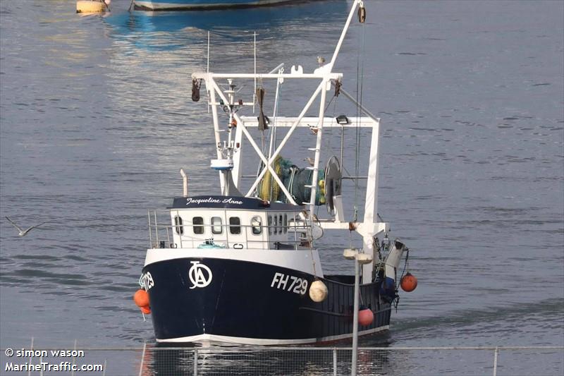 fv.jacqueline.anne (Fishing vessel) - IMO , MMSI 235036726, Call Sign MMUS5 under the flag of United Kingdom (UK)